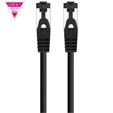Nanocable Cable de Red Cat.8.1 SSTP AWG26 2m Negro Nanocable Cable de Red Cat.8.1 SSTP AWG26 2m Negro
